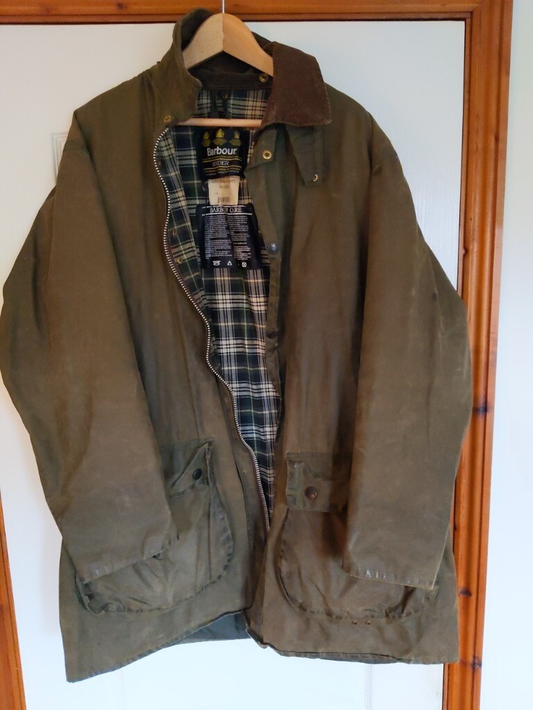 Barbour Border Wax Jacket size 112cm 